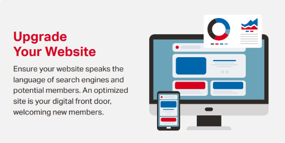 Ensure your website speaks the language of search engines and potential members. An optimized site is your digital front door, welcoming new members. 