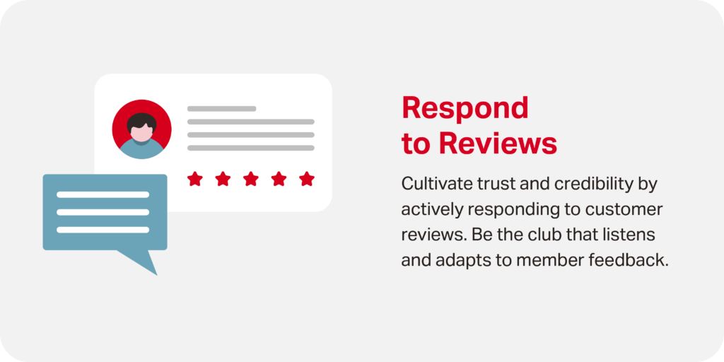 Respond to reviews: cultivate trust and credibility by actively responding to customer reviews